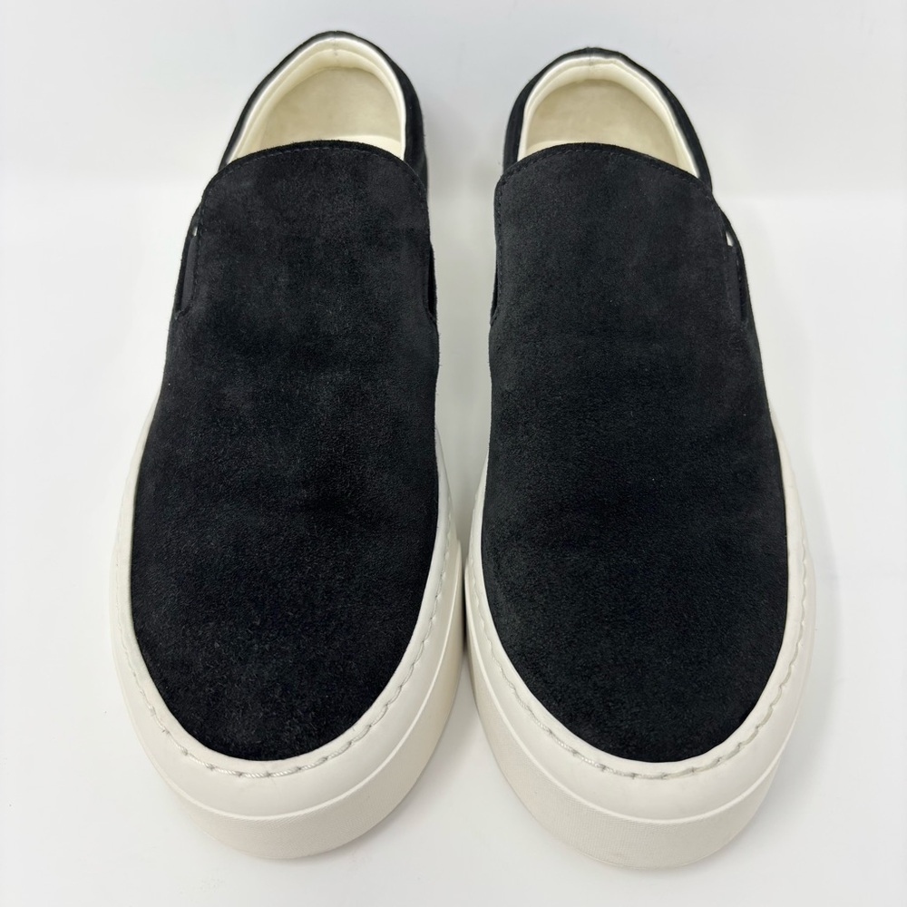 The Row Marie H Slip-On Sneakers Black Suede Ivory Chunky Sole Size 36.5 / 6.5 - Picture 7 of 16